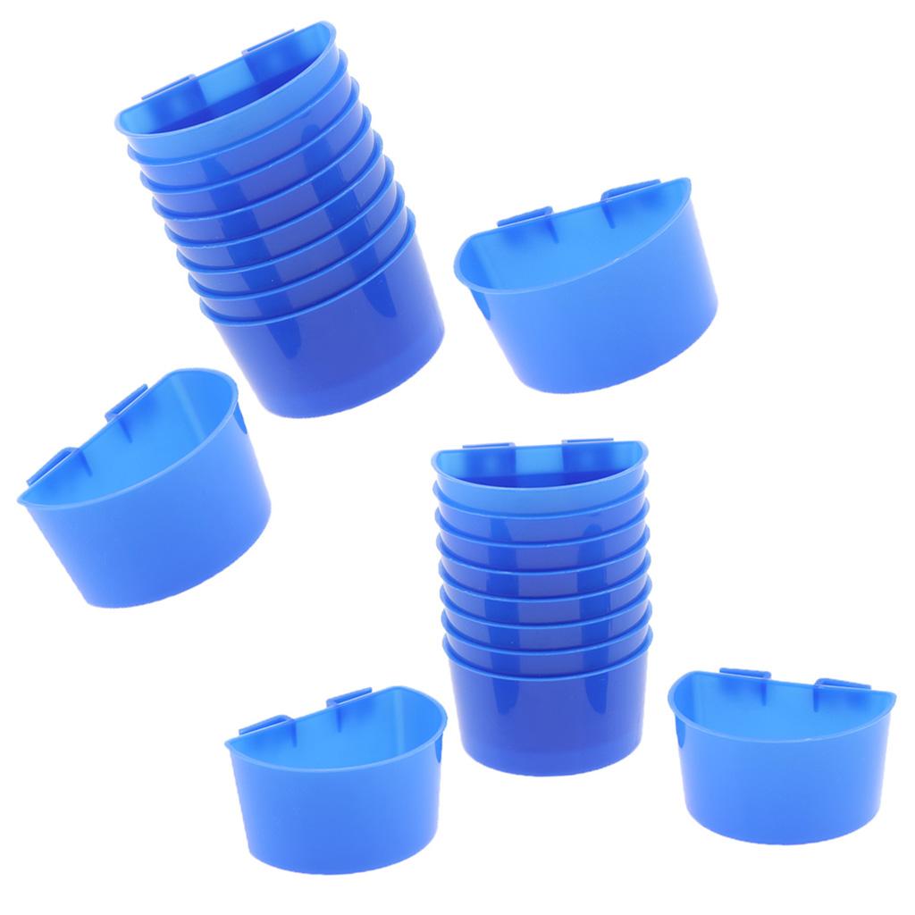 Bird Cage Feeders Durable Plastic Parrot Feeding Bowl Pigeon Water Feeder Tray for Poultry Pet Accessories