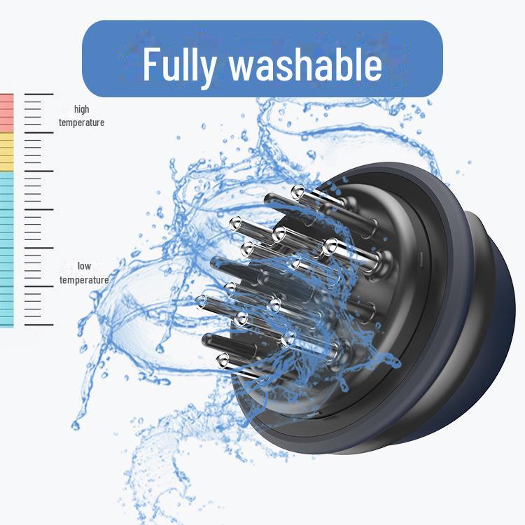 "Haarwachstums-Kopfhautapplikator mit Massagekammkopf"
