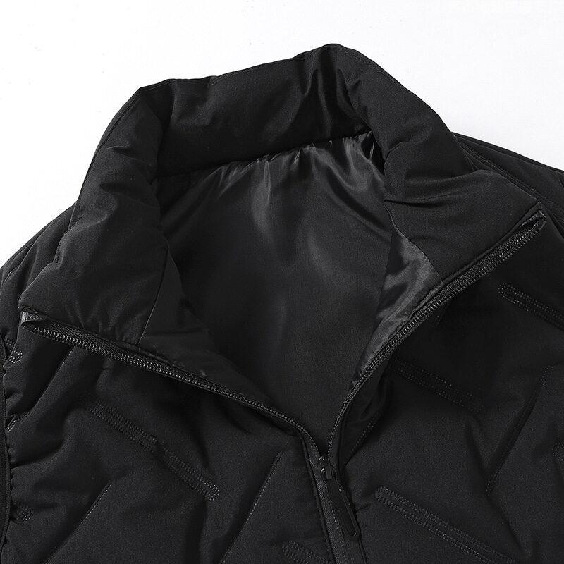 Men's Coat, Cotton-padded Vest 2025 New Autumn and Winter Casual Slim-fit Thin Large-size Stand-up Collar Thermal Vest