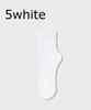 5/10 Pairs Ice Silk Women's Middle Tube Thin Socks Summer Cool Black and White Socks Ice Pile Ladies' Casual Socks