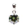 Bien Vetu Green Moissanite Pendant 1.2 Carat Simple 420