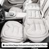 Luxury Nappa Leather Non-Slip Car Seat Cushions for Five-Seater - Thickened Design for Front and Rear Seats
