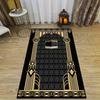 Islamic Ramadan Luxury Prayer Mat for Prayer Room Muslim Festival Soft Indoor Mats Children's Easy Clean Non-slip Rug gift