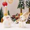 Snowman White Festive Plush Toy Charming Gnome Doll Versatile Christmas Piece Decoration