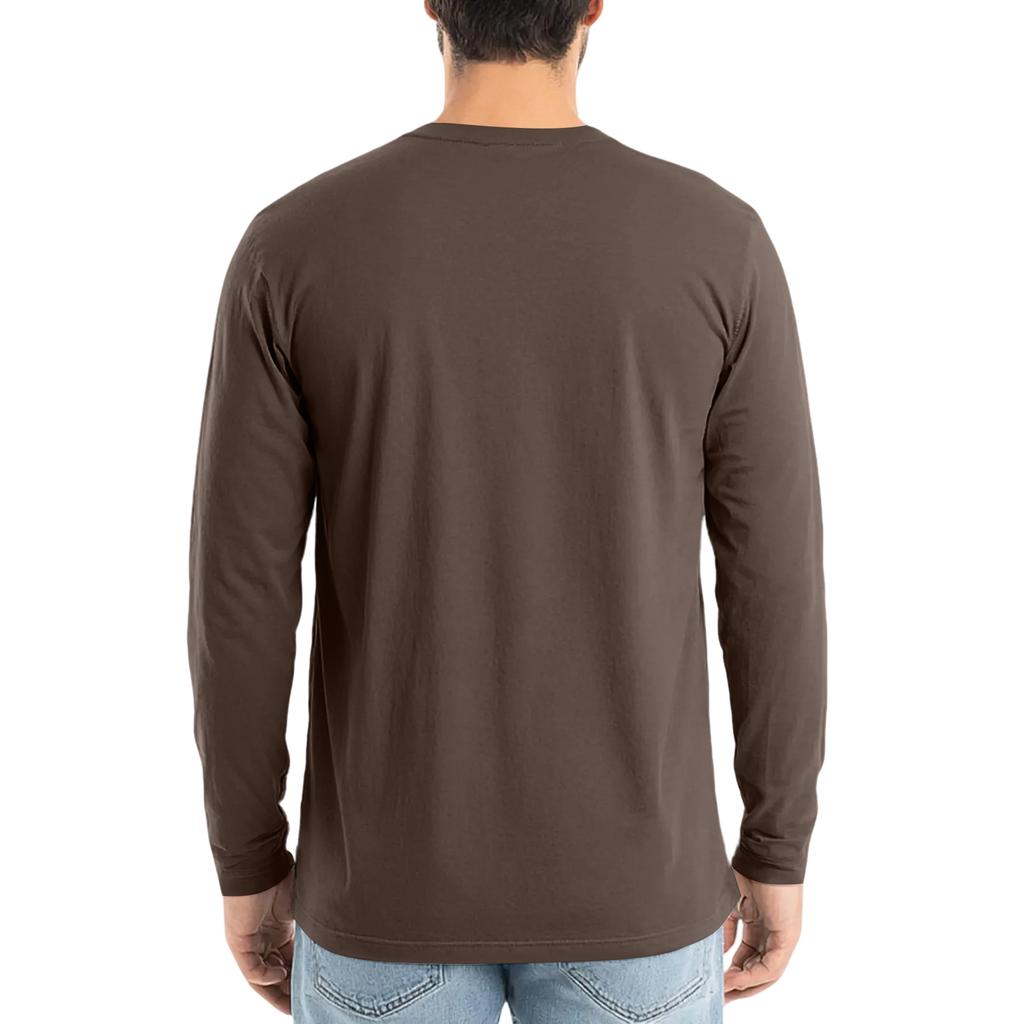 Men Long Sleeve Crew Neck T Shirt Classic Fit Lightweight Casual Tee Soft Fabric for Everyday Wear