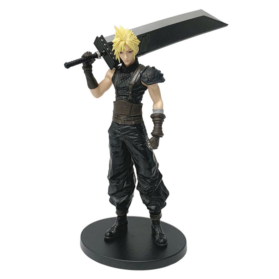 Exquisite Version Cloud Strife Anime Figure Peripheral, PVC Action Doll, Anime Collectible Model Toy, Holiday Gift
