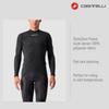 CASTELLI FLANDERS WARM Long Sleeve Thermal Innerwear for Men, Winter Base Layer for Cycling, Running, Skiing, and Outdoor Activities, Black, Size M