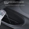 For Tesla Model Y -2024 Door Side Storage Box Set TPE Fully Covered Front Rear Door Storage Tray Organizer Car Accessories