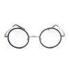 Retro Round Metal Frame Reading Stylish Reading Senior Glasses H6822 [Henghao] Glasses, Glasses, (Black, +3.00)