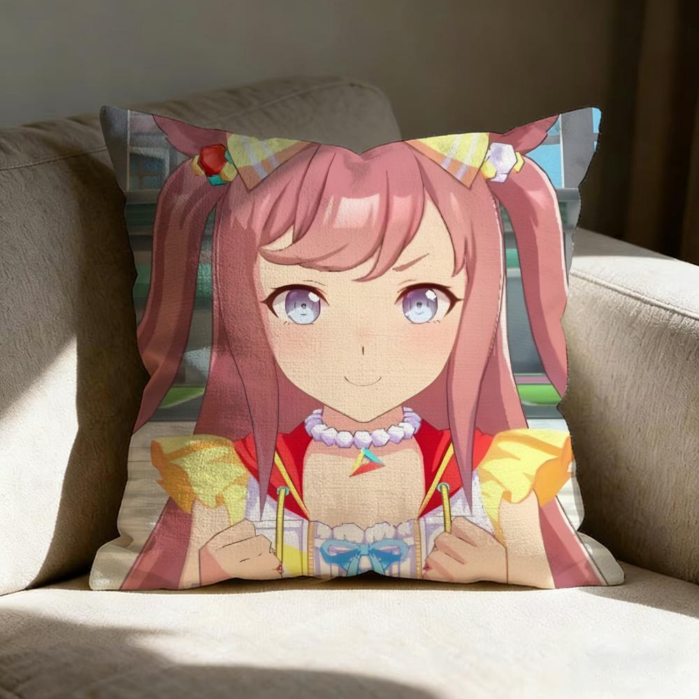 Uma Musume Agnes Digital Pillow Case Pillowcase Doublesided Printed Sofa Cushion Bedroom Headboard Pillow
