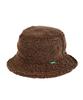 Nakota Pigment Boa Bucket and Head inches inches inches Brown Hat, Men's Women's, Fall/Winter, Fluffy, Trendy, Boa, Circumference Approx. 22.2-23.2