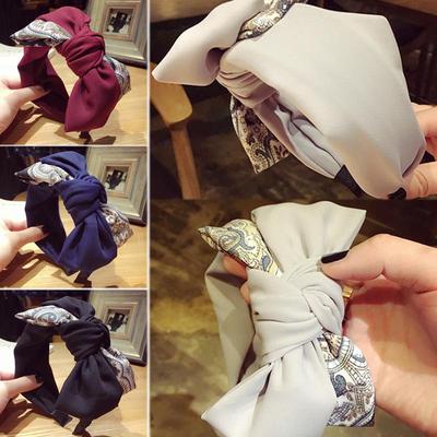 Vintage Solid Elastic Women Headbands Cross Elastic Head Wrap Twisted Fashion Female Headwear Hair Band Girl Hair Accessories,Wine Red