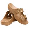 Crocs Saturday Outdoor Breathable Fashion Comfort Anti-rub Single Strap Slides Women Brown 213316-2EY