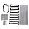 Metal Shoe Rack 6 Tier Heavy Duty Multifunctional Storage Rack No Tools Assembly Freestanding Organizer for Closet