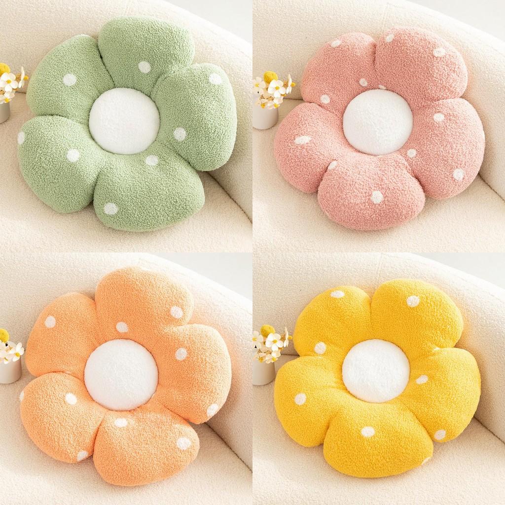Flower Toy Plush Cartoon Cushion Stuffed Doll Bedroom Decorations Kids Gift