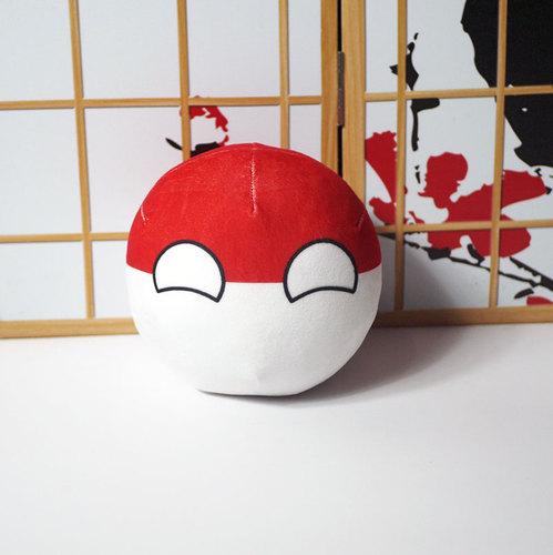 Peluche Polandball Australia Polonia Brasile Bielorussia Messico Portogallo Countryball Cuscino Ripieno Giocattoli Ciondolo per Borsa Regalo Cosplay