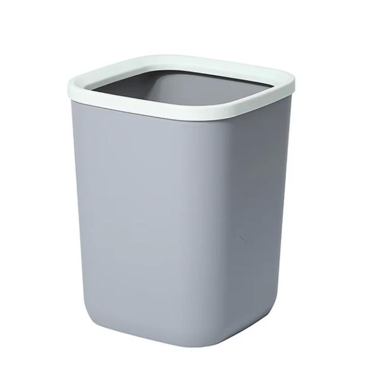 Severský styl odpadkového koše, velký zesílený odpadkový koš, jednoduchý tlakový kroužek, odpadková nádoba bez krytu, kuchyňský odpadkový koš do obývacího pokoje
