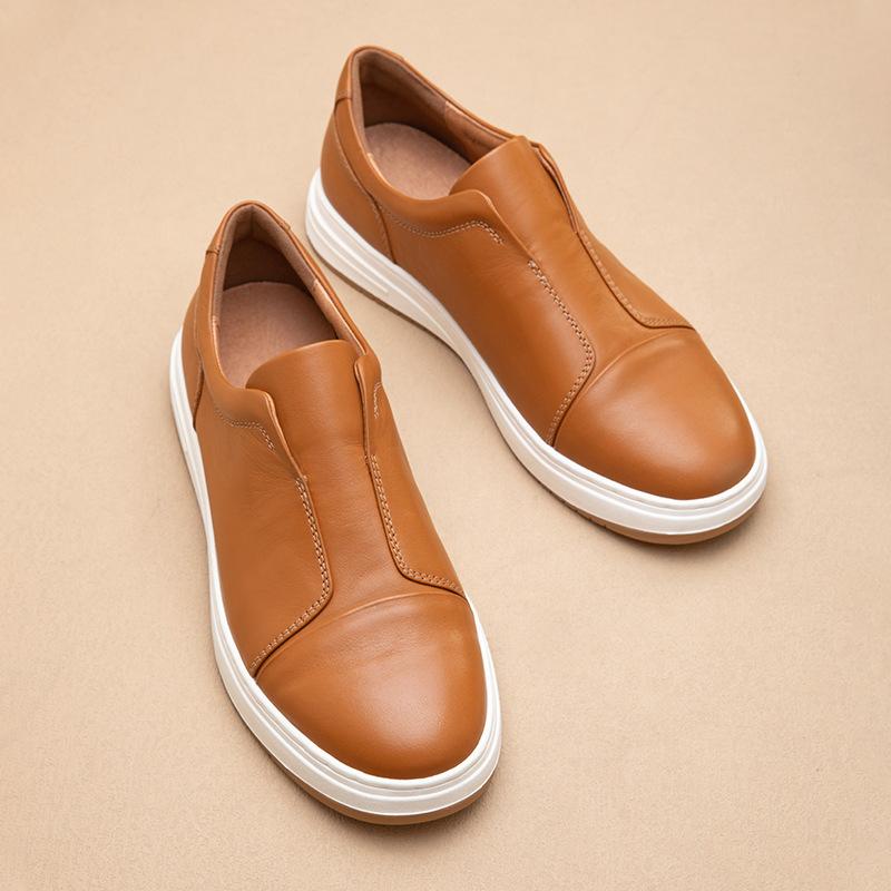 Men's Sneaker Lace Up Outdoor Breathable Men Designer Male Casual Shoes Genuine Leather Handmade Oxfords Shoes for men