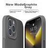 IPhone 12 Pro Case, IPhone 12 Pro Protective Cover, Full Lens Protection, Liquid Silicone, Ultra-Thin, Shockproof, Simple Soft, Graphite Gray