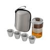 Guanshan Glass Kuaike Cup One Pot Three Cups Portable Kung Fu Travel Tea Set Outdoor Portable Business Gifts