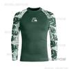 Ανδρικό Rash Guard με Μακριά Μανίκια UPF 50 για Surfing, Κατάδυση, Κολύμβηση, Αντηλιακή Προστασία, Γρήγορο Στέγνωμα, Κορυφή Στολή