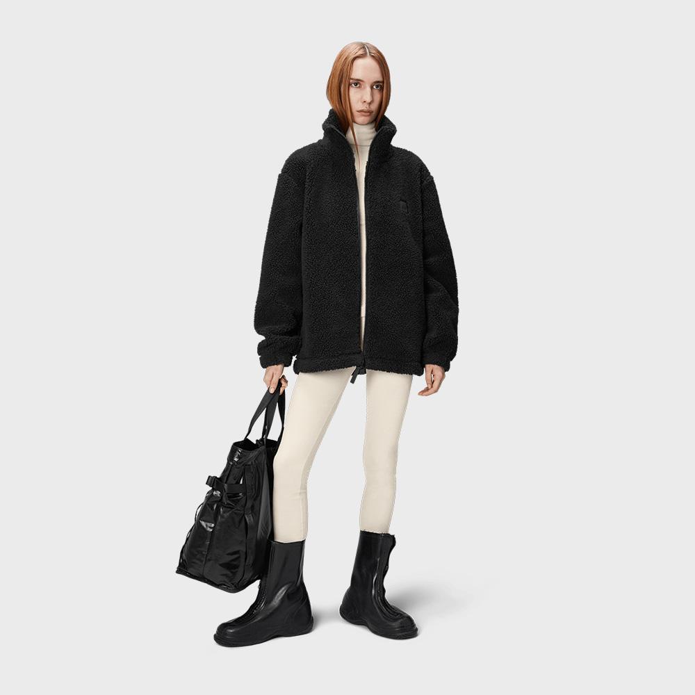 Rains Copoo Fleece Jacket - Black