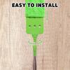 Retractable Dust Cleaner for Under Appliances, Flat Duster with Telescopic Pole