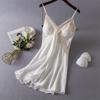 New sexy pajamas women's summer ice silk nightdress suspender shorts loungewear two-piece suit thin Internet celebrity live broadcast