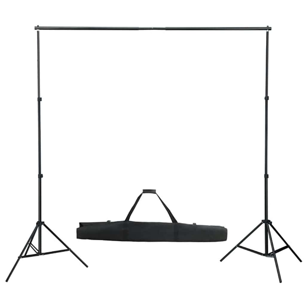 Vidaxl Photographic Studio Set With Lamps And Background