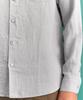 PANICALE Gray Pocket Linen Shirt