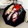 Witch Sisters In The Moonlight Automatic Folding Umbrella - 8-Rib Travel Umbrella with Auto Open/Close & Portable Gifts for holidays or birthdays