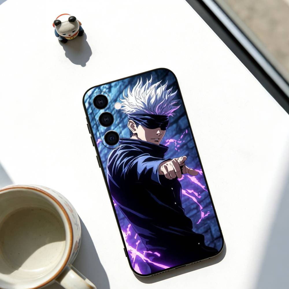 

Gojo Phone Case For Samsung Galaxy A73,A72,A71,A70,A53,A52,A51,Soft Black Cover Samsung a51 4g
