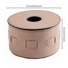 Half-PU Leather Tissue Box Versatile Cylindrical Tabletop