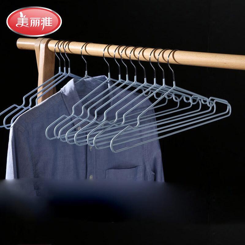 Meiliya Non-Slip Dip-Coated Clothes Hangers (30-Pack)
