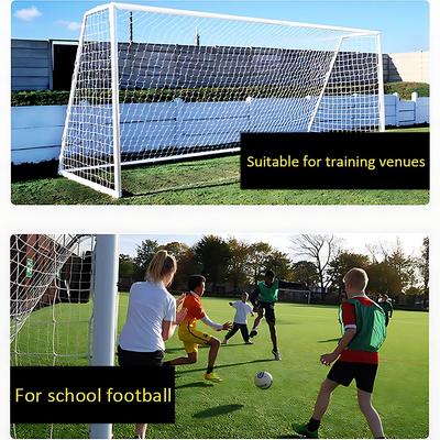 Soccer Goal Net Sports Training Ground Football Door Netting Reusable Portable School Practice Accessory Folding 3.2x1.5x2.1m