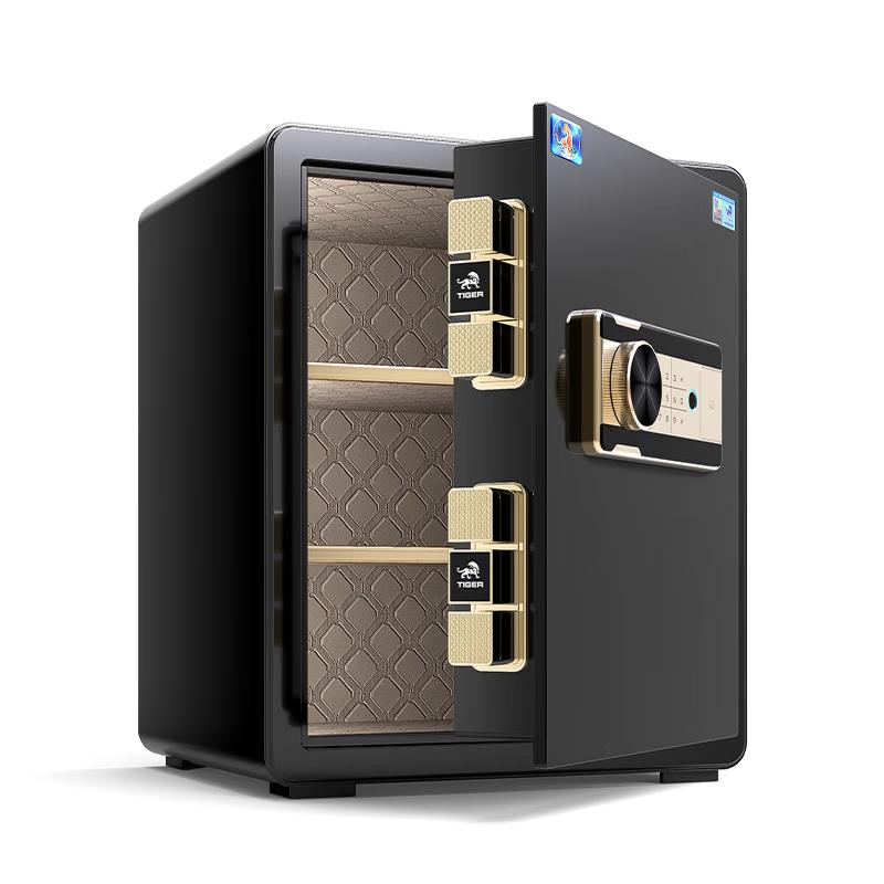 Tiger Brand Home Office Fingerprint Password Steel Safe 45cm