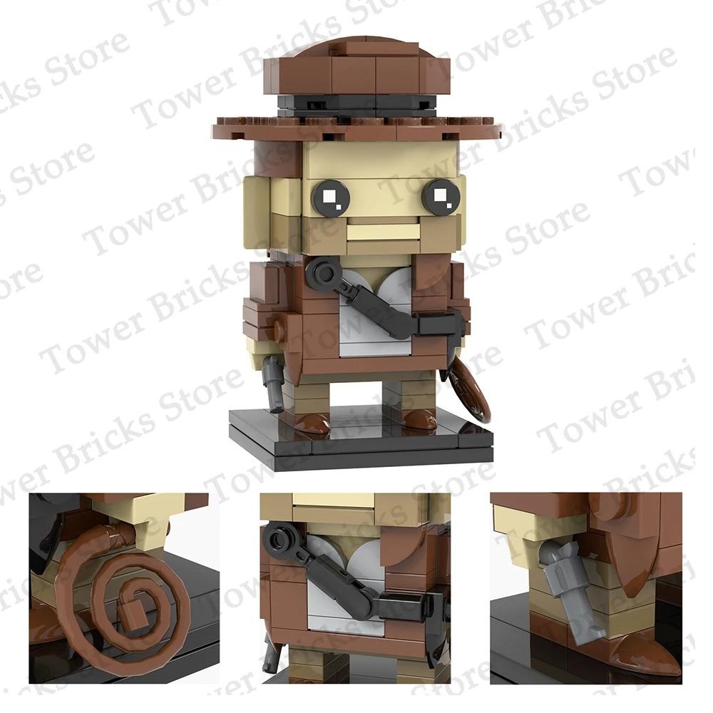 MOOXI Wednesday Thoning Brickheadz MOC Fantasy Figures Building Blocks Set Toys For Children Adult Friends Gift Compatible Brick
