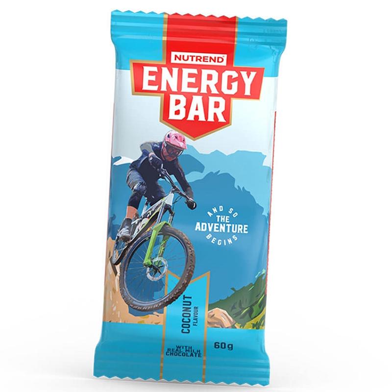 

Вуглеводний батончик для енергії, Energy Bar, Nutrend 60г (14119023) 60g Coconut
