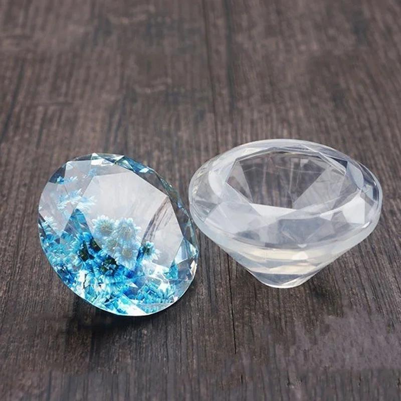 1 Set di Stampi in Silicone Fai da Te Creativi Fatti a Mano per Ciondolo a Diamante Strumenti per Fare Ciondoli per Gioielli Stampo per Colata in Resina