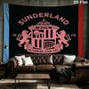 Custom Name Sunderland AFC Printed Tapestry – Wall Hanging for Bedrooms, Dorms, and Home Decor