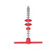Bicycle Headset Press Tool Bottom Bracket Press Fit Tool CNC Aluminum Alloy with Thrust Bearings for Smooth Installation Headset