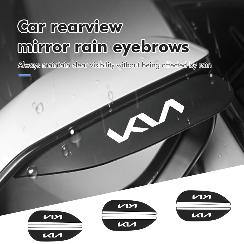 2pcs Car Rear View Mirror Sticker Rain Eyebrow For KIA K5 K2 Rio Optima Sportage Ceed Soul Picanto Stonic Venga Sorento Forte