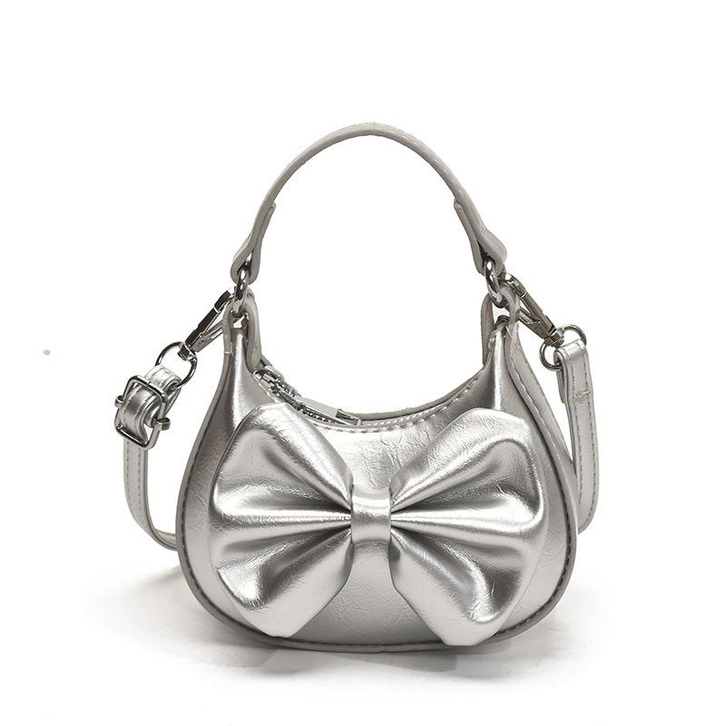 Módna Crossbody peňaženka na mince pre deti s mašľou