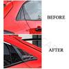 Quarter Window Louver Cover Accessories Fit For Honda Civic Hatchback 2016-