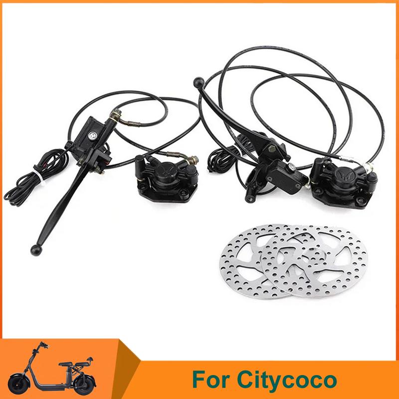 CItycoco Front Rear Brakes Hydraulic Disc Brake Pump Assembly Brake Caliper For Chinese Harley Citycoco Electric Scooter Scooter