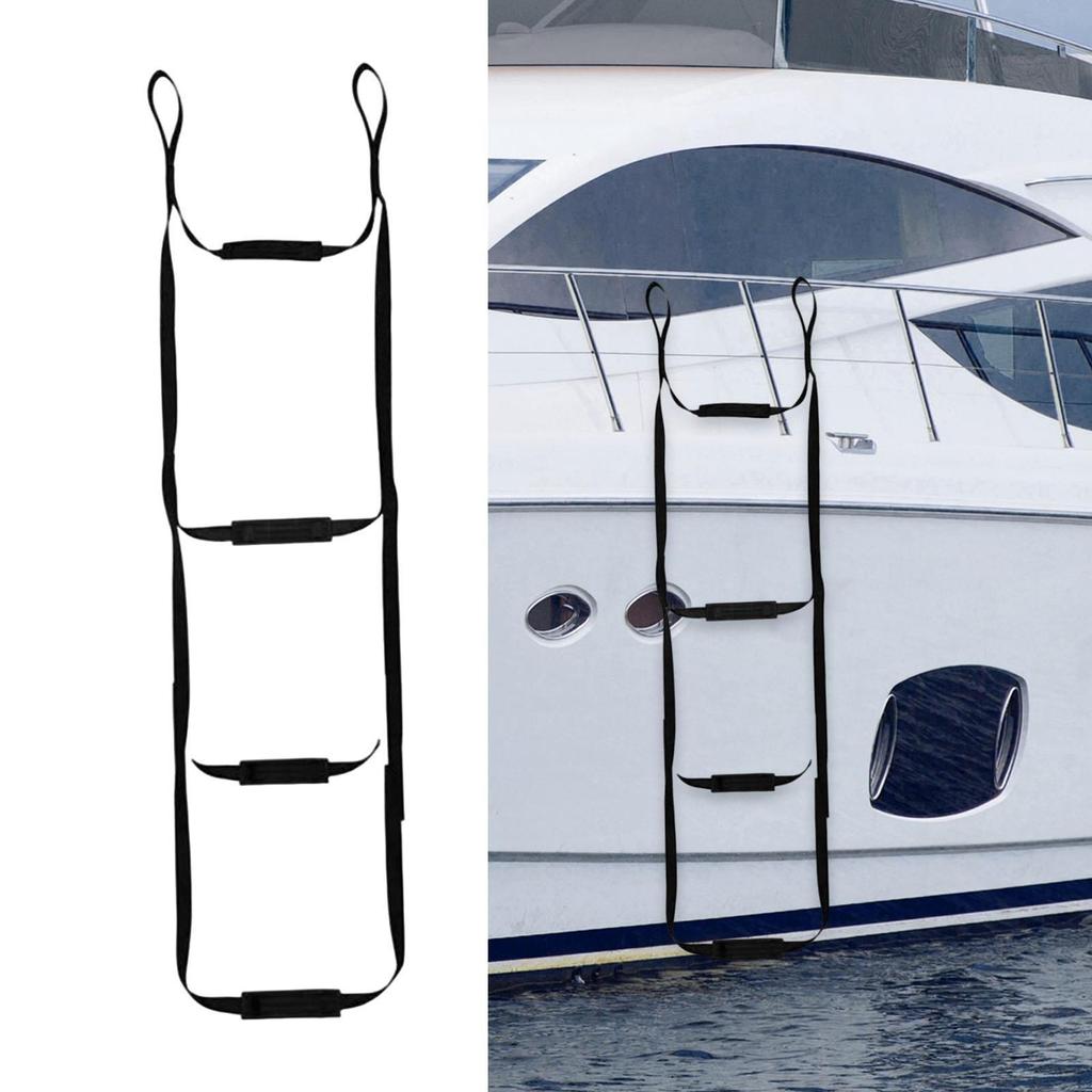 Boot Seil Leiter Klettern Hilfe Nylon Gurtband Anti Schleudern Schritte für Kanus