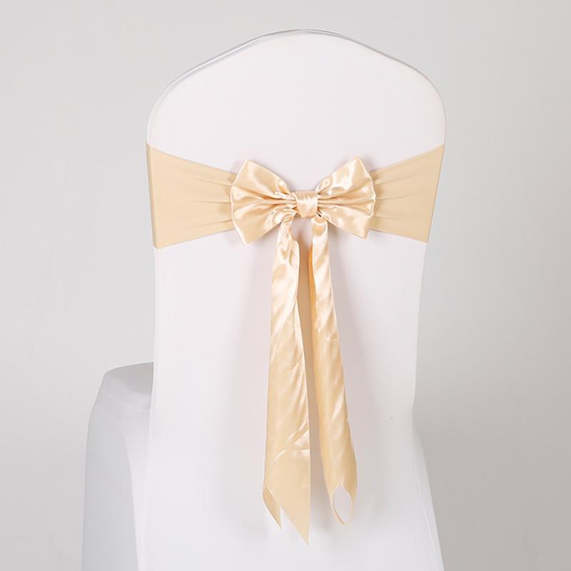 Premium Krzesło Szarfy Krzesło Powrót Muszka Wstążka Opaski na krzesła Na Wesele Xmas Urodziny Prysznic