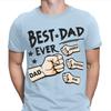 Best Dad Ever Personalised Fathers Day T Shirt Birthday Novelty Gift FD 2T1A1