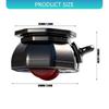 4Pcs Adhesive Casters Wheel No Drill Appliance Rollers 360 Degree Rotation Sticky Pulley Appliance Sliders with Brake
