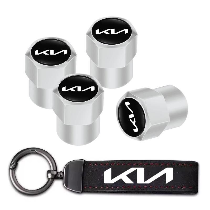 Car Tire Wheel Valve Cap Cover/Car Key Chain Ring Keychain for Kia Sportage Niro Morning Optima K7 K5 K8 K3 K9 Cerato Venga snpwz70